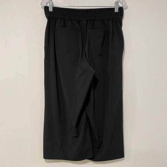 Athleta Women’s Wide Leg Pants Black Size 8 Pull-On Relaxed Fit - Picture 2 of 6